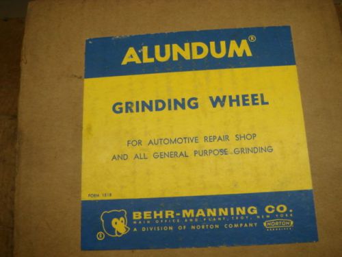 Alundum 6&#034; norton grinding wheel made in usa for sale