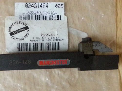 New manchester cutting tool   236-128 3/16w 5/8 x 4.5 lh  tgt grv hldr for sale