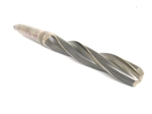 Used national usa 1-11/32&#034; taper shank core twist drill 1.343&#034; #4mt for sale