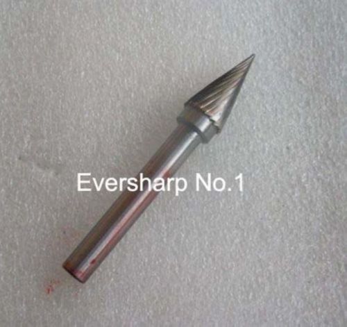 New 1 pcs Solid Carbide Rotary File/Burr Conical pointednose 10 mm Burrs M1020