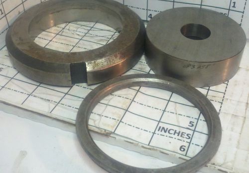 STRIPPIT Nisshinbo AMADA 3.5&#034; PUNCH &amp; DIE CE TOOL 3.298 RD W/3.310 DIE 14