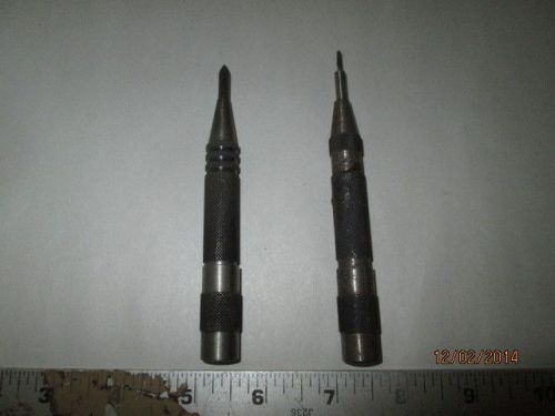 MACHINIST TOOLS LATHE MILL Lot of 2 Automatic Center Punch es