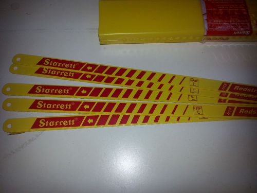 Rs1224 starrett hand hack saw blade redstripe 12&#034; x 1/2&#034; x .025&#034; 24 tpi 40024 for sale