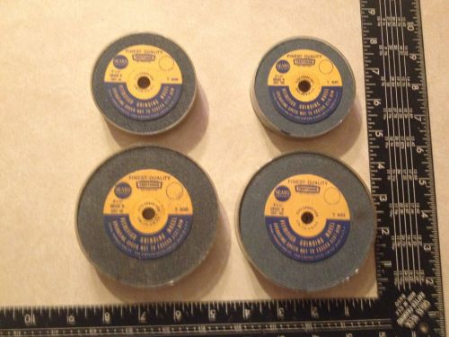 Four (4) Vintage NOS 3&#034; &amp; 4&#034; Sears Craftsman Grinding Wheels