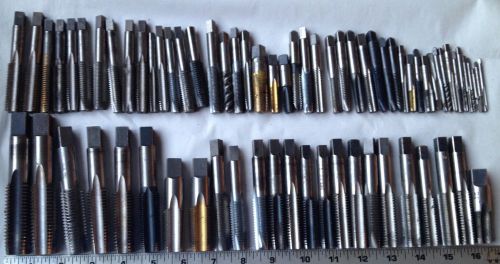 Machinist lathe tools nice lot of 71 taps *mostly unused for sale