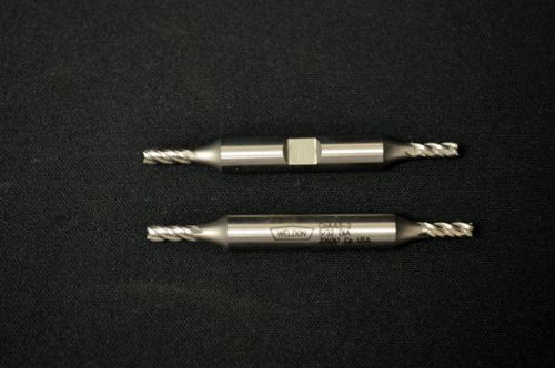 Lot of 2 weldon coaa5-2 double end / 4 flute / regular length/ 5/32 / cobalt for sale