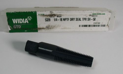 Widia GTD 16215 1/4-18 NPTF Dry Seal Taper SH-50