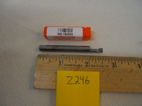 1 new micro 100 solid carbide boring bar.   bb-180500  (z246) for sale
