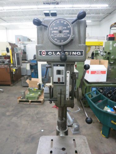 Clausing model 1672 15&#034; variable speed drill press - single phase for sale