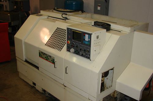 02 NAKAMURA TOME TMC-30 CNC LATHE WITH TAIL STOCK , LOW HOURS !