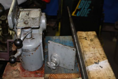 Bridgeport power feed gear box milling machine lever x axis w/ mtr &amp; feed screw for sale