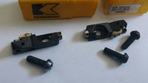 Pair of KENNAMETAL MSKNR10CA3C, one screw missing (1027-B)
