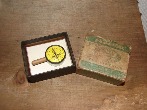 Vintage Machinist Tool - Federal Dial Indicator N1/20  .002mm in Original Box