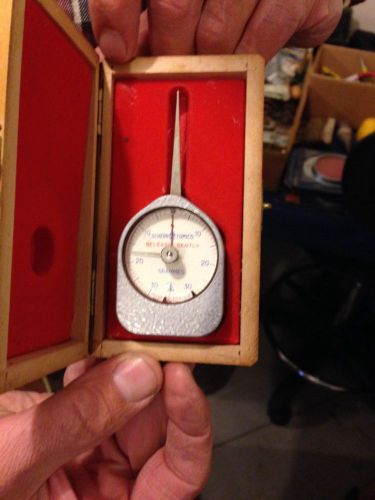 Vintage scherr-tumico dynamometer force gauge, 0-30 Gms