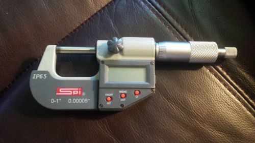 Spi electronic digimatic outside micrometer 0-1&#034; # 13-731-5 for sale