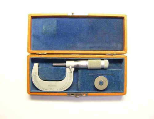 Vintage lbs brown &amp; sharpe micrometer/caliber model 20-1 classic. for sale