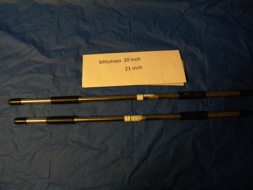 Mitutoyo micrometer standards (2) 20&#034; and 21&#034;