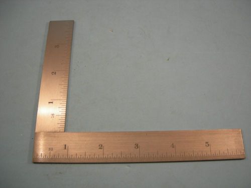 Starrett No.21  6&#034;x4&#034; Thin Try Square For Machinist Toolmaker and Draftsman