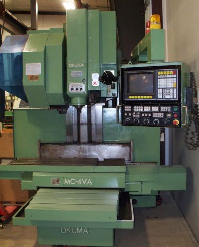 Okuma mc4va cnc vertical machining center for sale