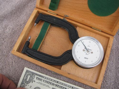Schnelltaster  Germany .0025&#034; 0-1&#034; outside dial caliper gage tool tools