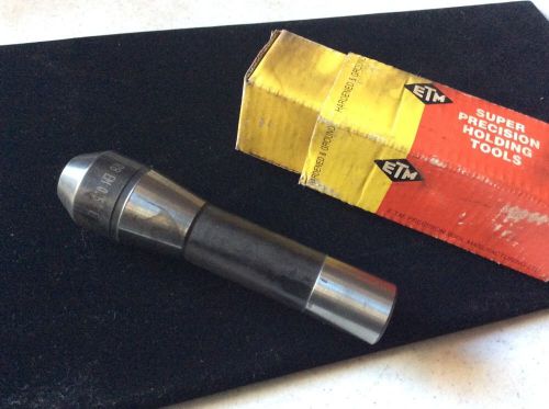 Etm r-8  1/2&#034; 4600015 end mill holders r8 tapered shank - precision mill adapter for sale