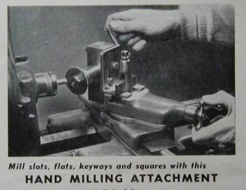 Hand Milling Attachment for Lathe How-To build PLANS