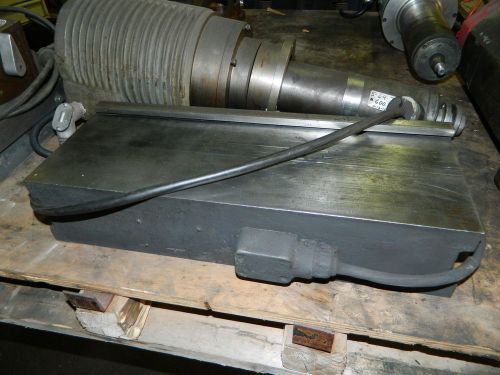 6&#034; x 18&#034; x 3-13/16&#034; magna-lock electro-magnetic chuck, 115 vdc, used for sale