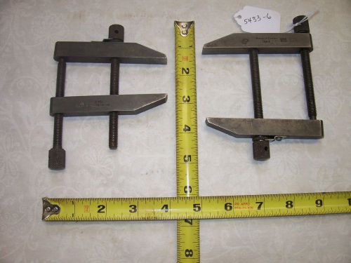 Parallel Clamps, (2) Brown &amp; Sharpe  No. 754-E, Machinist Parallel Clamps, USA