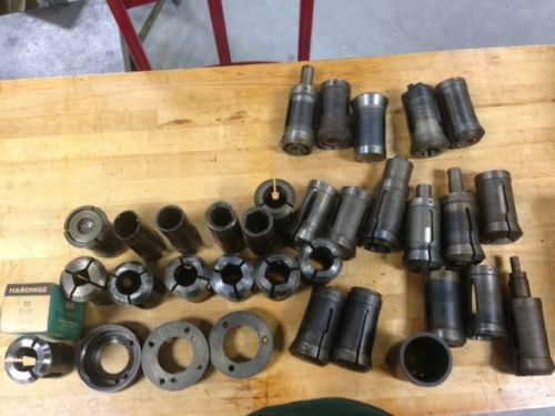 Brown &amp; Sharpe 22D collet assortment and accessories