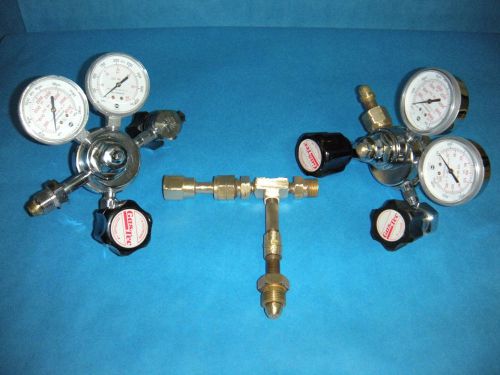 Victor dual stage high purity gas pressure regulator hpt270b hpt270d set for sale