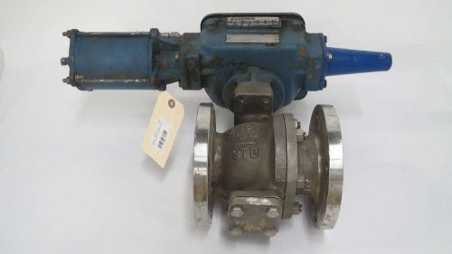 Dezurik 9239787 551 3 in pneumatic 150 stainless flanged ball valve b474097 for sale