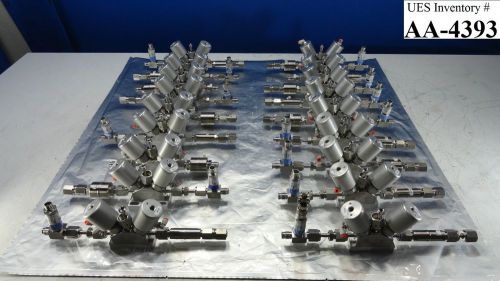 Swagelok 6LV-D1V222P-AA Dual Bellows Flow Valve Lot of 18 used working