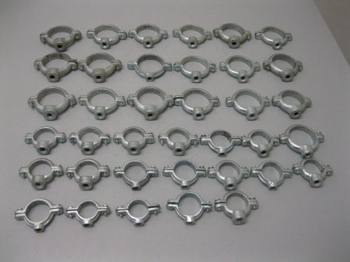 Large lot misc steel pipe clamp 1/8&#034; npt h9 (1576) for sale