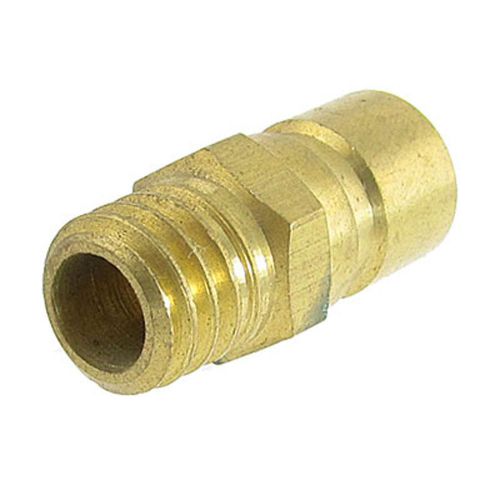 1.2&#034; Length 1/2&#034; Coarse Teeth Male Thread Brass Mould Quick Fitting Pipe Nipple