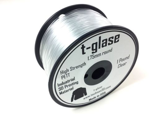 Taulman t-glase Clear filament for 3D printing - FDA Food-Safe - 1lb 1.75mm