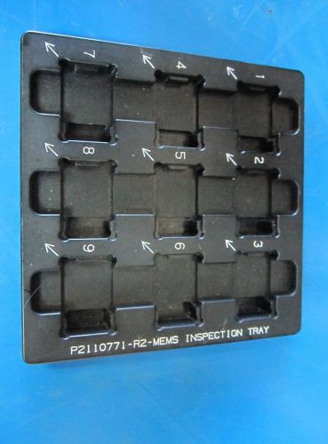 P2110771-R2-MEMS Inspection Tray Aluminum Black Anodized
