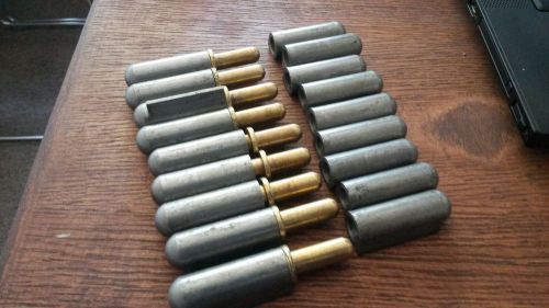 10 pcs - Weld on Bullet Hinge 4&#034; Brass Pin and Brass bushing