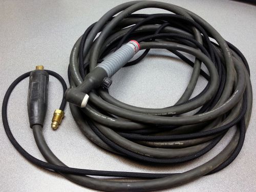 Low use weldcraft a-200 valve tig torch 200a air-cooled wp-26v w/ 25 foot cable for sale