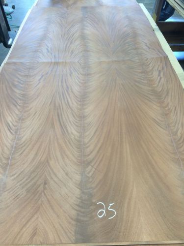 Wood veneer crotch mahogany 48x98 1pcs total 20mil paper backed &#034;exotic&#034; crlm25 for sale