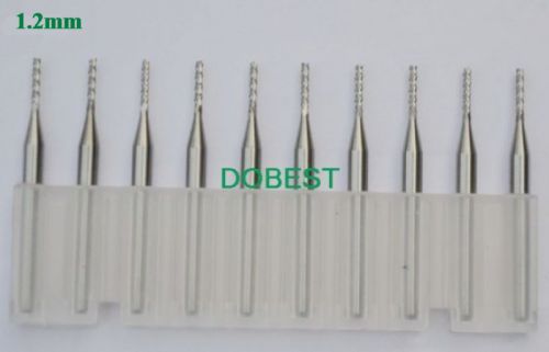10pcs end mill engraving cnc router tool bits endmill 1/8 1.2mm for sale