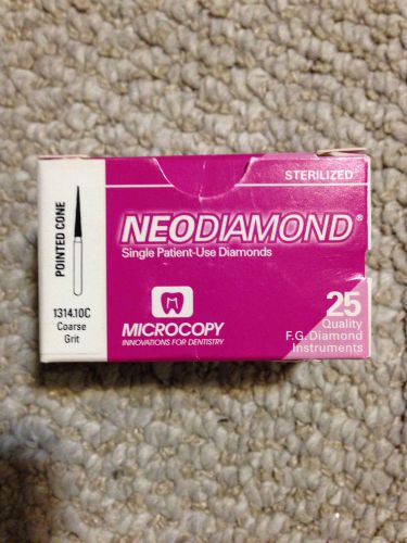 Microcopy Dental NeoDiamond Pk of Diamond Burs - New!!!