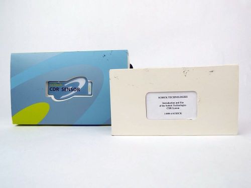 Schick cdr size 2 dental digital x-ray sensor w/ floppy disk &amp; storage case for sale