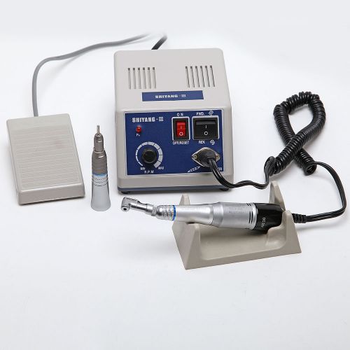 Dental lab marathon electric micro motor+contra angle+straight handpiece for sale