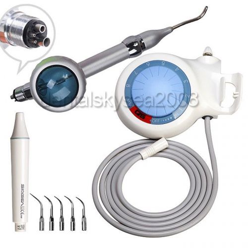 Dental Ultrasonic Piezo Scaler Handpiece Fit EMS WOODPECKER+Air Polisher Prophy