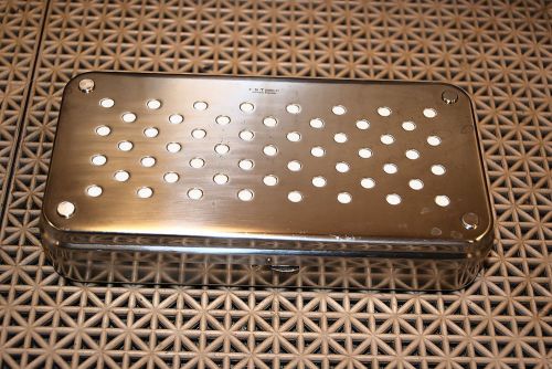 Fst #20890-51 germany stainless instrument autoclave tray for sale