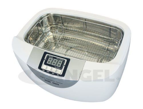 ANGEL POS 4820 Ultrasonic Cleaner with Stainless Steel Basket 2.5 Liter Tank ...