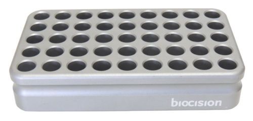 New biocision coolrack cf45 holds 45 cryogenic vials facs tubes rack / warranty for sale