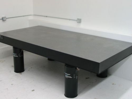 4&#039; x 10&#039; newport rs-4000 optical table w/ i-2000 pneumatic self level isolators for sale