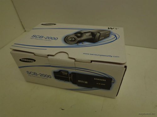 Samsung SCB-2000 ultra high resolution CCTV camera