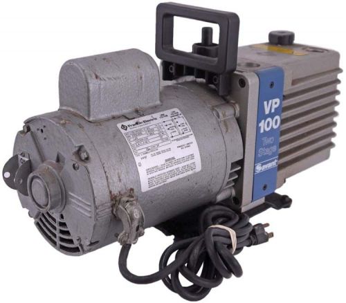 Savant VP-100 Two-Stage Vacuum Pump +Franklin Electric 1102180403 0.5HP Motor #2